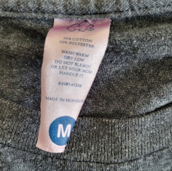 Simply Southern Happy Southern Mess Women's Gray Graphic Tee Size Medium - Picture 3 of 3